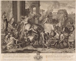 Alexander på vej ind i Babylon