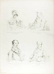 Fire familieportrætter af Jean Auguste Dominique Ingres