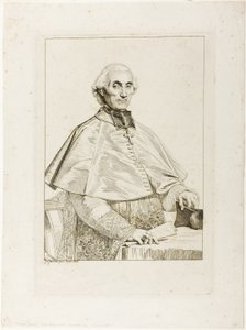 Gabriel Cortois de Pressigny af Jean Auguste Dominique Ingres
