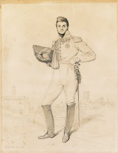 General Louis-Etienne Dulong de Rosnay, 1818 af Jean Auguste Dominique Ingres