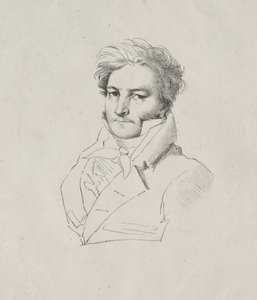 Jacques Marguet de Norvins af Jean Auguste Dominique Ingres