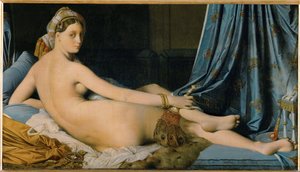 La Grande Odalisque - Den store odalisque ... af Jean Auguste Dominique Ingres