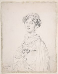 Lady Mary Cavendish-Bentinck (?-1843) af Jean Auguste Dominique Ingres