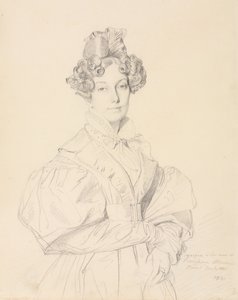 Madame Désiré Raoul-Rochette, 1830. af Jean Auguste Dominique Ingres