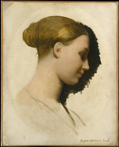 Fru Edmond Cavé (Marie-Élisabeth Blavot, født 1810) af Jean Auguste Dominique Ingres