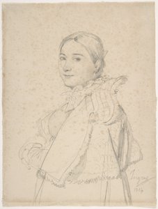 Madame Jean-Auguste-Dominique Ingres, født Madeleine Chapelle af Jean Auguste Dominique Ingres