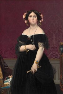 Fru Moitessier af Jean Auguste Dominique Ingres