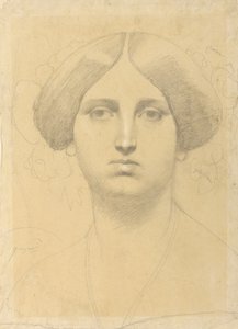 Fru Moitessier af Jean Auguste Dominique Ingres