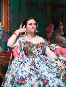 Madame Moitessier, 1856 af Jean Auguste Dominique Ingres