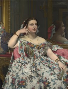 Madame Moitessier. 1856 af Jean Auguste Dominique Ingres