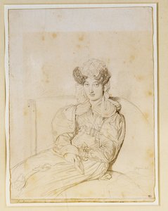Marie Marcotte de Sainte Marie, svigerinde til Marcotte ... af Jean Auguste Dominique Ingres