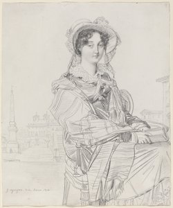 mars. Charles Badham af Jean Auguste Dominique Ingres