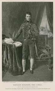 Napoleon Bonaparte, førstekonsul af Jean Auguste Dominique Ingres