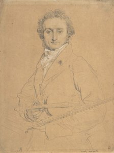 Niccolò Paganini 1784-1840, ca. 1830 af Jean Auguste Dominique Ingres