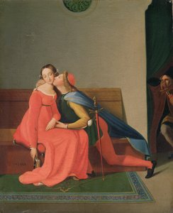 Paolo og Francesca af Jean Auguste Dominique Ingres