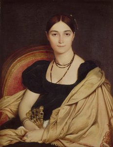 Portræt af Madame Duvaucey af Jean Auguste Dominique Ingres