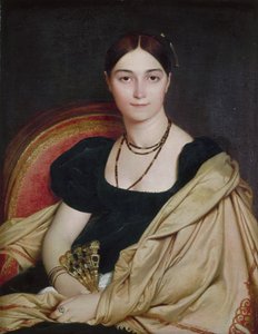 Portræt af Madame Duvaucey af Jean Auguste Dominique Ingres
