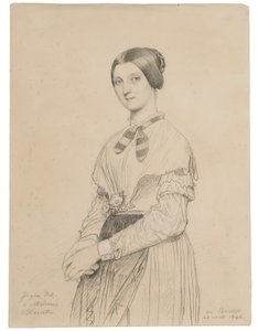 Portræt af Marie Marcotte af Jean Auguste Dominique Ingres