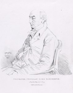Portræt af Sylvester (Douglas), Lord Glenbervie af Jean Auguste Dominique Ingres
