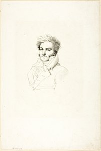 Portræt af en mand af Jean Auguste Dominique Ingres