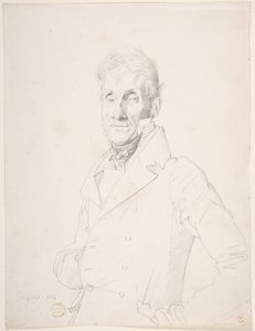 Portræt af en mand af Jean Auguste Dominique Ingres