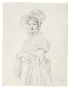 Portræt af en ung kvinde af Jean Auguste Dominique Ingres