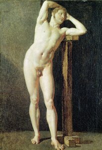 Studie af en mand, ca. 1801 af Jean Auguste Dominique Ingres