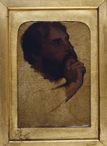 Studie af en gammel mands hoved til "Jesus Among the Doctors" af Jean Auguste Dominique Ingres