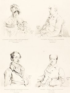 Sylvester (Douglas) Lord Glenbervie; Katherine Anne (Nord) Glenbervie; Frederic (Nord) jarl af Guilford; Frederic Sylvester Douglas af Jean Auguste Dominique Ingres