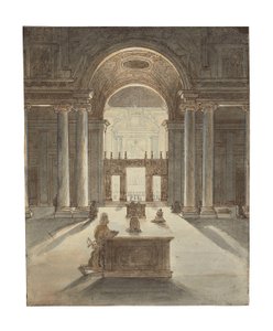 Borghese-kapellet i Santa Maria Maggiore, Rom af Jean Auguste Dominique Ingres