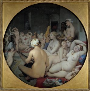 Det tyrkiske bad af Jean Auguste Dominique Ingres