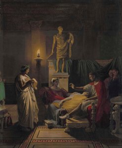 Virgil læser fra Æneiden, 1864. af Jean Auguste Dominique Ingres