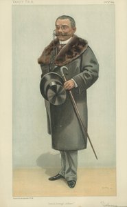 M Theophile Delcasse (farve litho) af Jean Baptiste (after) Guth