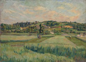 Landskab, Ile-de-France, ca. 1885 af Jean Baptiste Armand Guillaumin