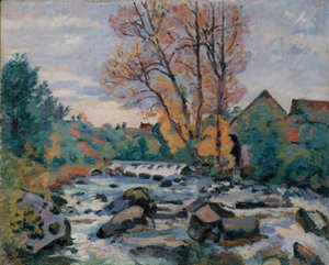 The Bouchardon Mill, Crozant, ca. 1898 af Jean Baptiste Armand Guillaumin