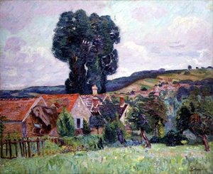 The Hamlet, ca. 1890 (olie på lærred) af Jean Baptiste Armand Guillaumin