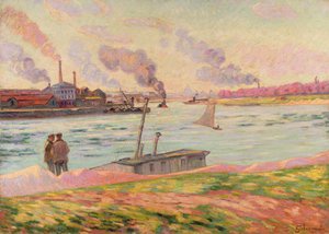 The Pointe dIvry, 1886 af Jean Baptiste Armand Guillaumin