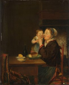 En mor og hendes barn, 1794 af Jean Baptiste Bernard Coclers
