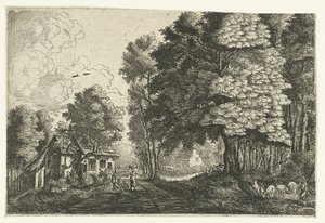 Hyrde i et skovbryn af Jean Baptiste Bonnecroy