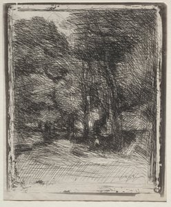 En souvenir fra Bas-Bréau af Jean-Baptiste-Camille Corot