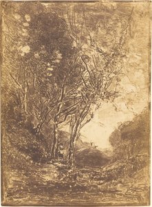 Baghold af Jean Baptiste Camille Corot