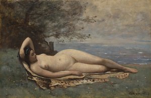 Bacchante ved havet, 1865.