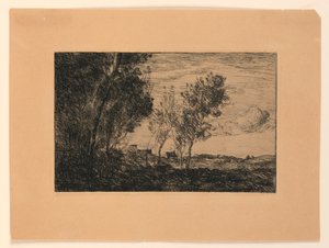 In the Dunes: Souvenir of the Woods at the Hauge af Jean Baptiste Camille Corot