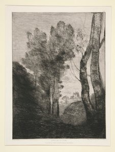 Environs de Rome (nær Rom) af Jean-Baptiste-Camille Corot