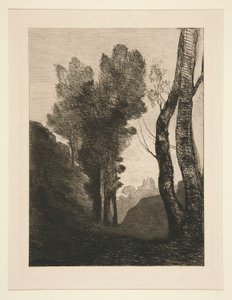 Environs de Rome (nær Rom) af Jean-Baptiste-Camille Corot