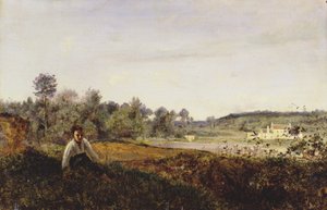 Jeune Patre Assis en Vue de l