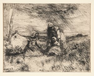 Lillesøsteren af Jean-Baptiste-Camille Corot
