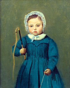 Louis Robert (1841-77) c.1843-44 af Jean Baptiste Camille Corot