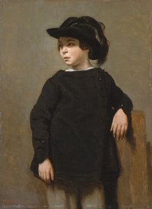 Portræt af et barn, ca. 1835 af Jean Baptiste Camille Corot
