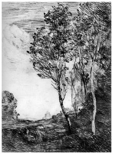 Souvenir dItalie, c1815-1865, 1924 af Jean Baptiste Camille Corot